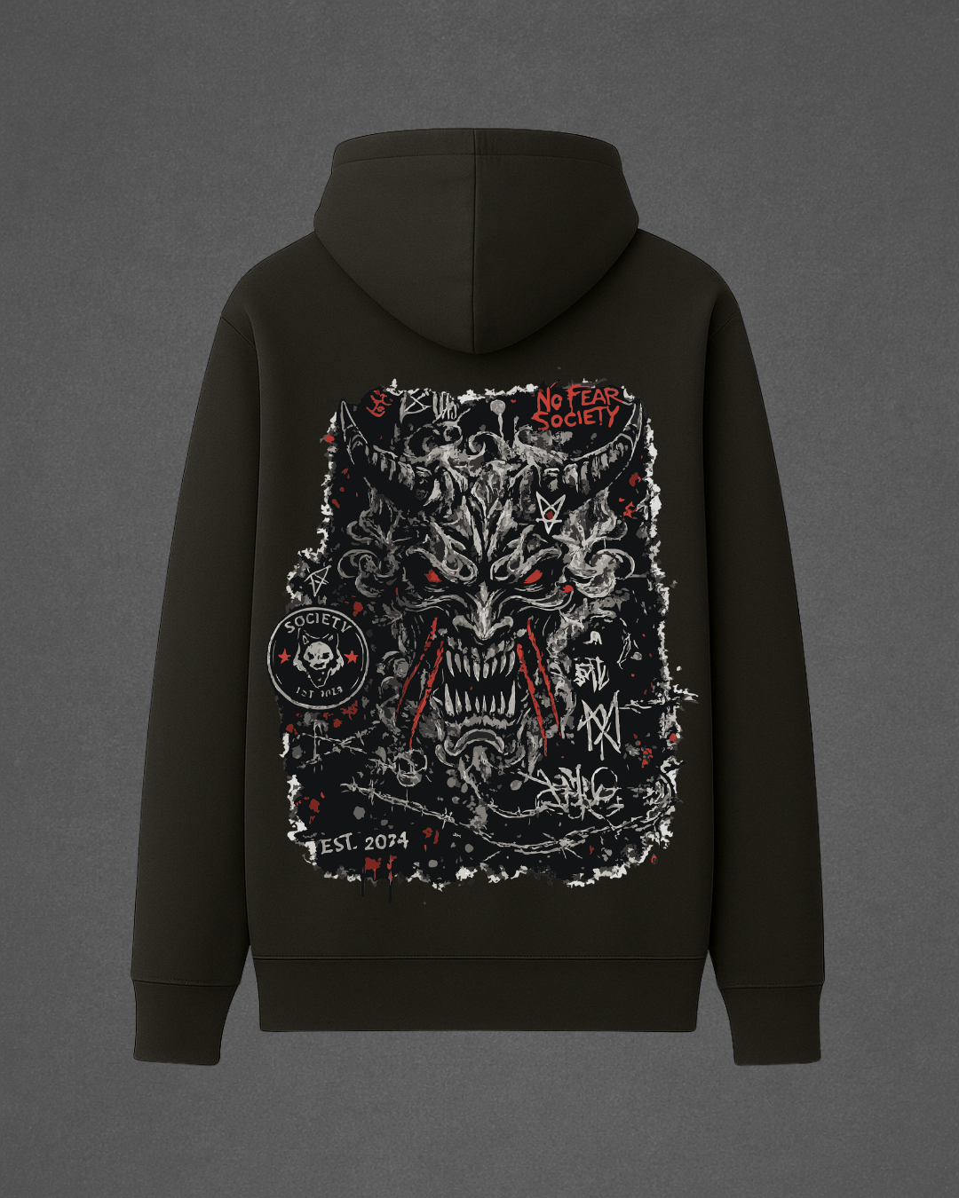 NO FEAR SOCIETY - HOODIE