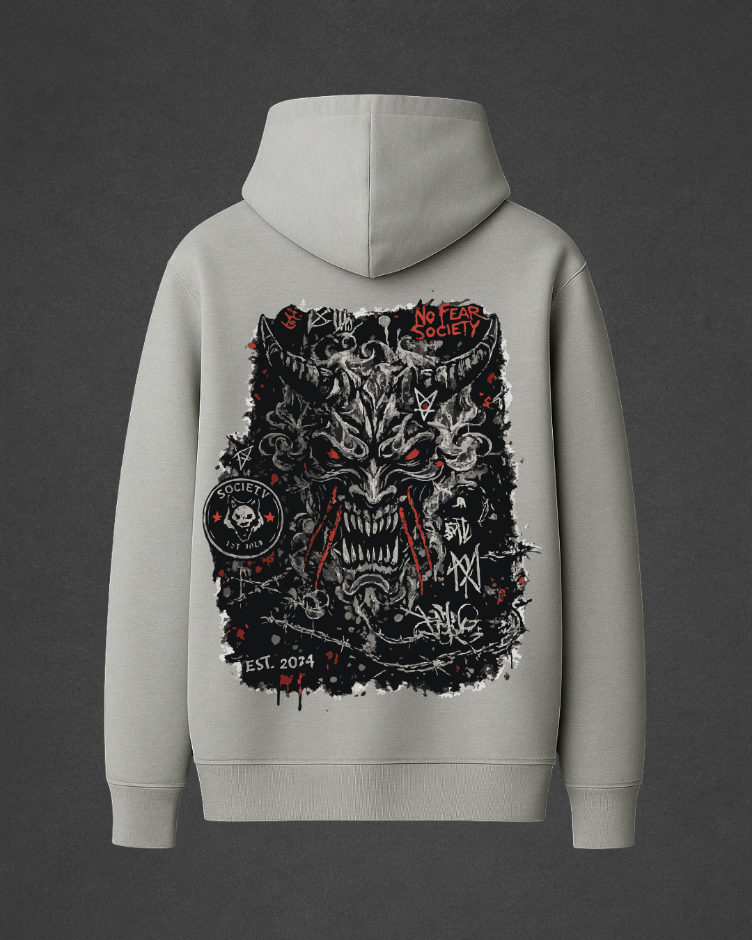 NO FEAR SOCIETY - HOODIE